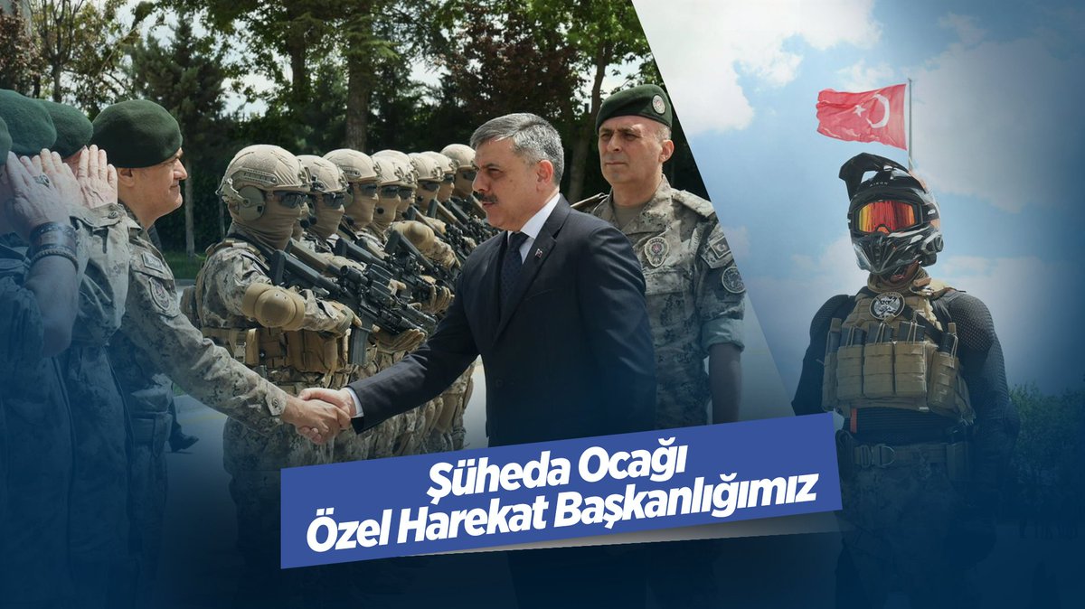 Şüheda Ocağı Özel Harekat Başkanlığımızda kahramanlarımızla bir araya geldik. 15 Temmuz Şehitler Anıtı’nı ziyaret ettik. Anadan, yardan ve serden geçerek vatana, millete ve devlete sadakatle adanan Özel Harekatımız; destanlar yazmış şanlı bir teşkilattır. Ruhunu okyanus ötesine satanların ihanet kalkışması olan 15 Temmuz gecesi milletimizin iradesine kasteden hainler, Allah’a, vatana, millete ve devlete sadakatle bağlı Özel Harekat Başkanlığımızı bombaladılar. O karanlık geceyi Muhterem Cumhurbaşkanımızın liderliğinde aydınlatan mücadelenin kahramanları bu şehadet ocağının yiğitleriydi. Bu kutlu teşkilat; 15 Temmuz’da, terörle mücadelede ve vatan müdafaasında canlarını feda eden tüm kahramanlarımızın aziz emanetidir. Kahraman Özel Harekat mensuplarımızın ve fedakar ailelerinin Kurban Bayramı’nı tebrik ediyor; başta Özel Harekat şehitlerimiz olmak üzere vatan uğruna canlarını feda eden tüm kahramanlarımızı rahmet, minnet ve şükranla yad ediyor, gazilerimize sağlık, sıhhat ve afiyet diliyorum. Allah devletimizi payidar, milletimizi bahtiyar eylesin.