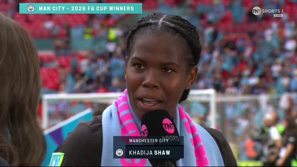 💬 "To not knowing where I'd be, to signing a contract... to winning the FA Cup!" Manchester City Women's Bunny Shaw speaks after winning the Women's FA Cup 🏆 📺 TNT Sports &amp; HBO Max