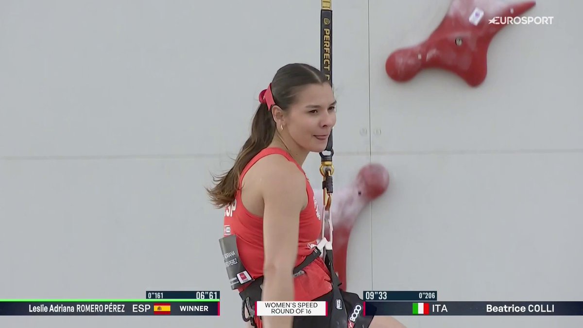 La exhibición de Leslie Romero en Madrid es una cosa de locos. El récord de España 🇪🇸 estaba en 6,70. Hoy ha hecho, en tres subidas: - 6,64 - 6,48 - 6,61 Ya está en cuartos de final 🔥