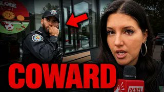 Police escort pro-Hamas marchers into Tim Hortons while Jewish protesters shut out Several of the pro-Hamas crowd, along with a police escort, marched down the street to a local Tim Hortons. Jewish demonstrators were barred from the building as long as they were inside. Rebel News reporter Scarlett Grace reports from the intersection of Bathurst and Sheppard, where the Jewish community in Toronto continues week after week to face harassment by a crowd that openly supports terrorism — a violation of Canada’s criminal code. The pro-Hamas demonstrators have gathered in larger numbers this week, largely at the behest of activist Firas Al-Najim — an open supporter of the IRGC. Over the weekend, Liberal MP Salma Zahid faced backlash after taking a photo with Firas Al-Najim, who was sporting a shirt featuring the faces of the supreme leaders of the Islamic Republic. Zahid issued an apology after the photo went viral, claiming she had not noticed the shirt and saying she “would never have agreed to such a photo if [she] had.” Najim fired back that she had noticed the shirt, that they had discussed it and Israel’s actions, and that she had nodded in agreement with him, implying that her apology was disingenuous. Najim asked people to come this week in honour of Daniela Bonamico, a local pro-Hamas activist who was detained and deported by Israel after trying to enter Gaza via a flotilla that departed from Italy. Channel 12 in Israel reported that two of the organizers of the flotilla were identified as Hamas operatives, making everyone on board collaborators with a terrorist organization. Several of the pro-Hamas crowd, along with a police escort, marched down the street to a local Tim Hortons. Pro-Israel and Jewish demonstrators were barred from the building as long as they were inside. Present among the pro-Hamas demonstrators present to welcome Bonamico back was Vancouver-based activist Farhood Moayed, known for outrageous antisemitic postings on X under the name “Kritical Kanadian.” All of these people should be subject to criminal charges for supporting designated terrorist organizations. Unfortunately, every week, the police action or inaction at Bathurst and Sheppard gets worse. FULL REPORT by Scarlett Grace: