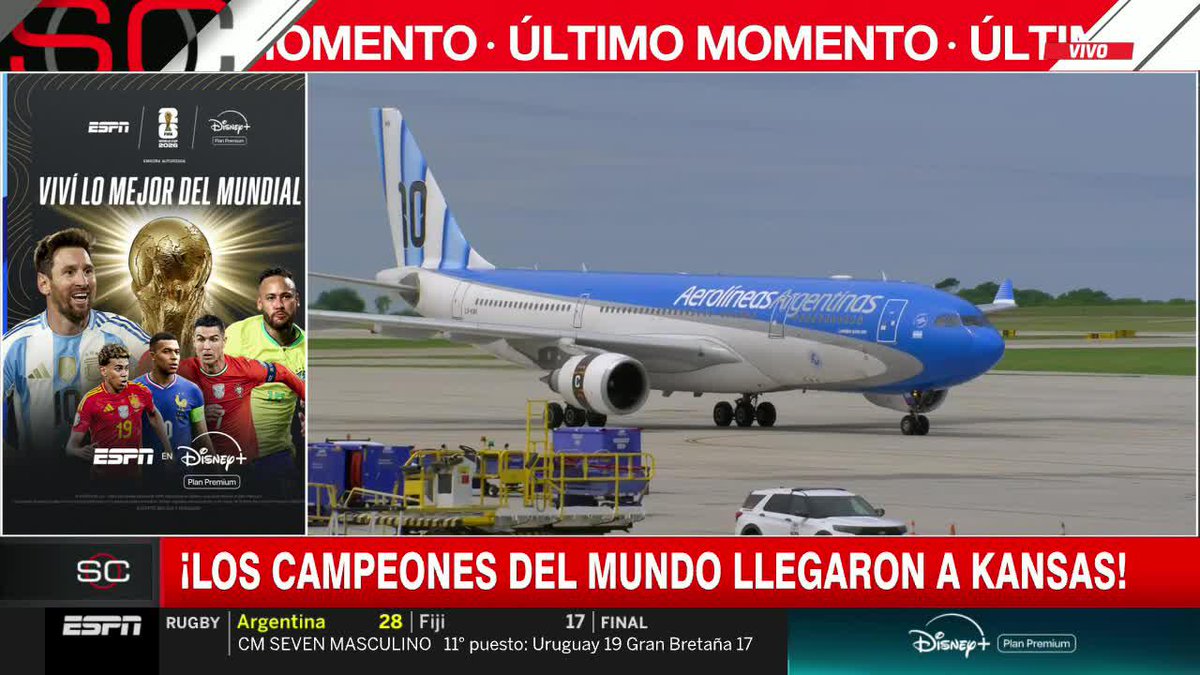 🚨 Argentina National Team have arrived in Kansas City for the World Cup ✈️🇺🇸