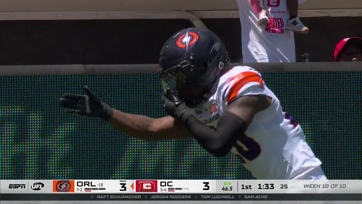 MISHAEL POWELL TOOK IT ALL THE WAY FOR THE PICK-SIX 😱 United Football League | Orlando Storm