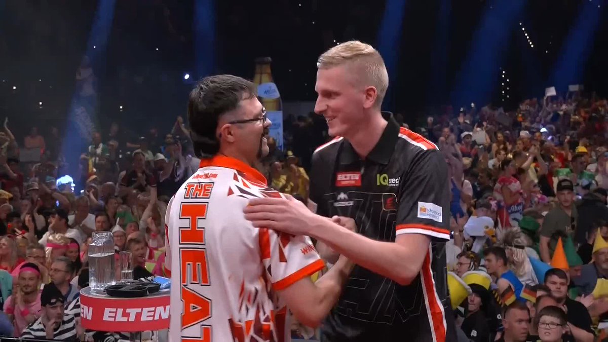 HETA ROLLS ON! The Dutchmen have all been eliminated! Damon Heta's hunt for a second European Tour title continues in Kiel, as The Heat beats Wessel Nijman 6-2 to advance to the semi-finals! 📺 #ET8