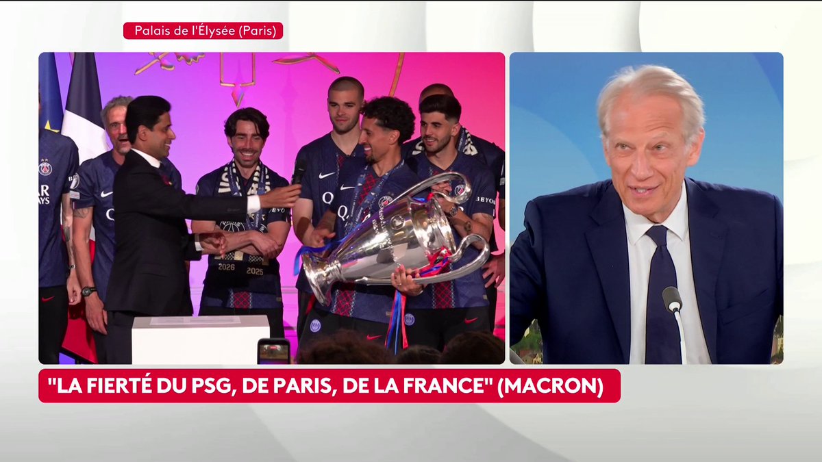 🔴 Victoire du PSG : "C’est un exemple à suivre. Tout le sport français était à la fête ce week-end, et souhaitons que ce soit de bon augure pour notre équipe nationale avant la Coupe du monde", se réjouit Dominique de Villepin, ancien Premier ministre. #ToutEstPolitique #canal16