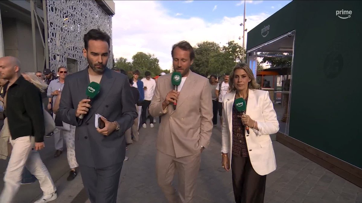 🗣️ Lucas Pouille : "Je vois bien Diane aller jusqu'en demi-finale." Et selon vous, jusqu'où ira Diane Parry 🇫🇷 à #RolandGarros ?