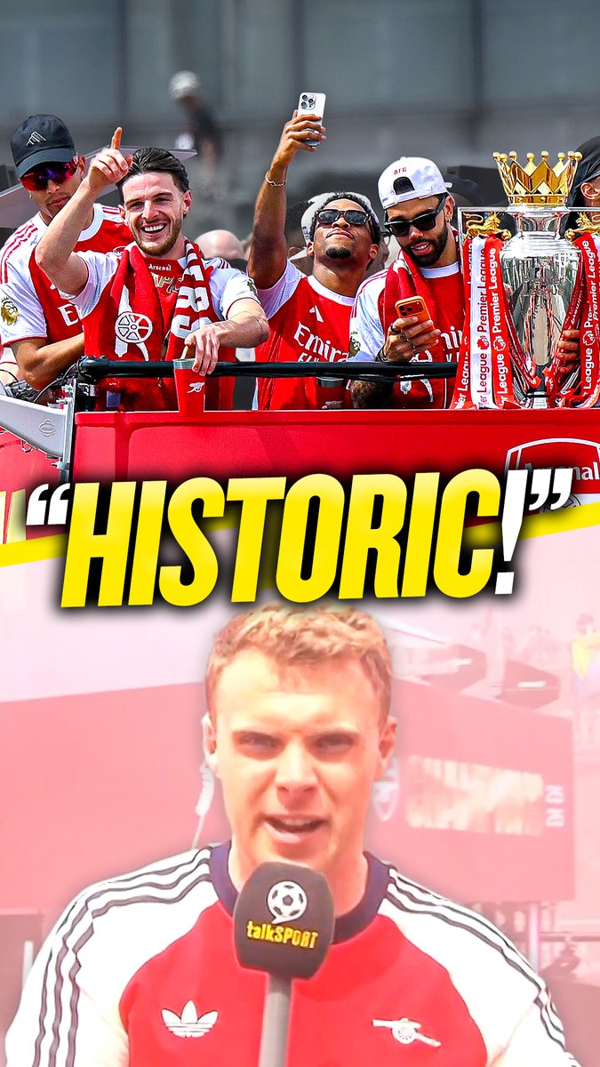 🔴 "Can this be the start of a dynasty in English football?!" 🇧🇷 "I think Gabriel will be feeling a lot better today!" Will Hobbs brings you the scenes at the Arsenal trophy parade!