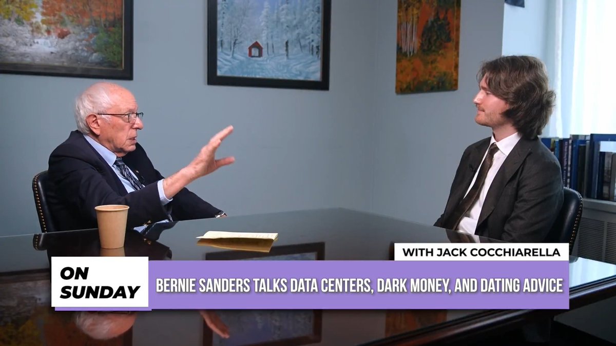 We gotta put down the screens and deal with the pluses and minuses of humans beings face to face. You may get your feelings hurt, but that’s being human. Sen. Bernie Sanders shares dating advice on the premiere of On Sunday with Jack Cocchiarella