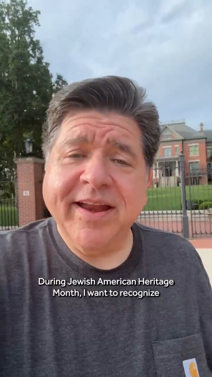 As we mark the end of Jewish American Heritage Month, I want to recognize the contributions made to the culture and communities of Illinois. I'm proud to be the governor of a state where we cherish diversity — and where all faiths and backgrounds protect and embrace one another.