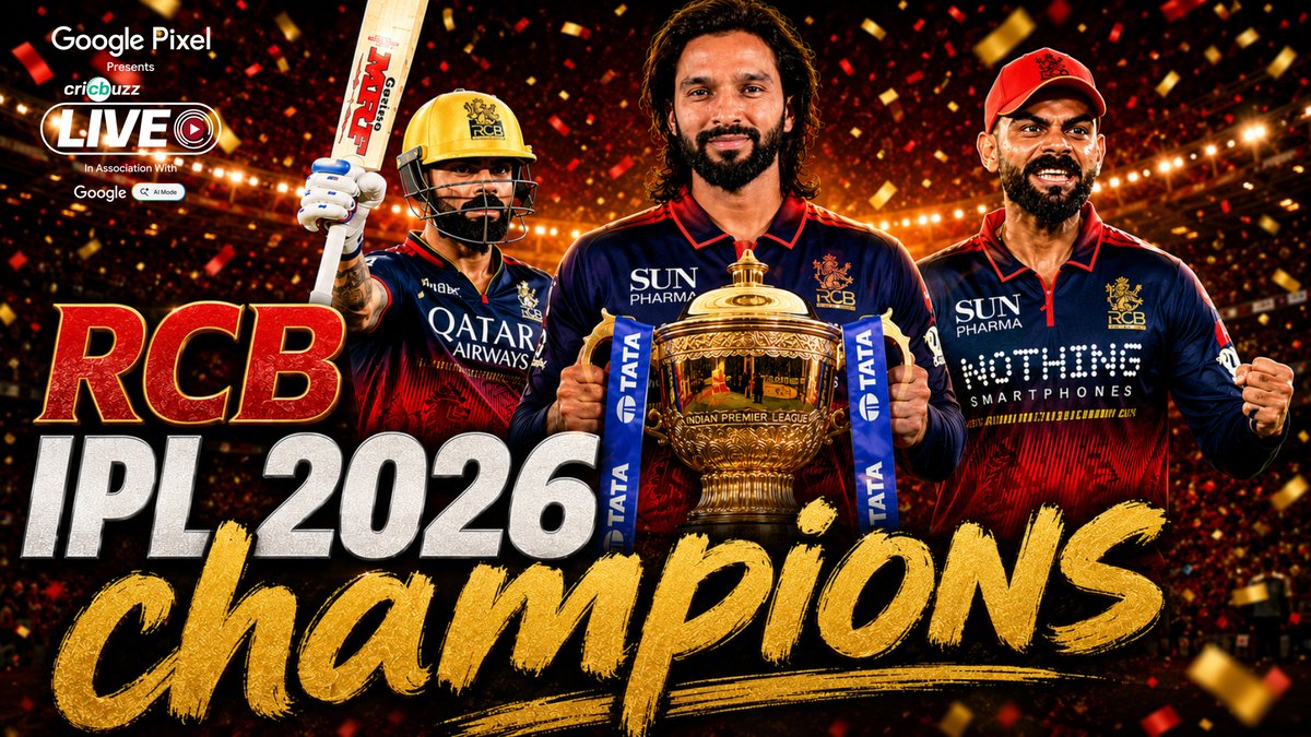 CHAMPIONS AGAIN! KING KOHLI LEADS #RCB TO #IPL GLORY 👑 Back-to-back Championships!🏆 Watch zaheer khan, Kartik Murali &amp; Saiyami Kher laud the champions | Google India