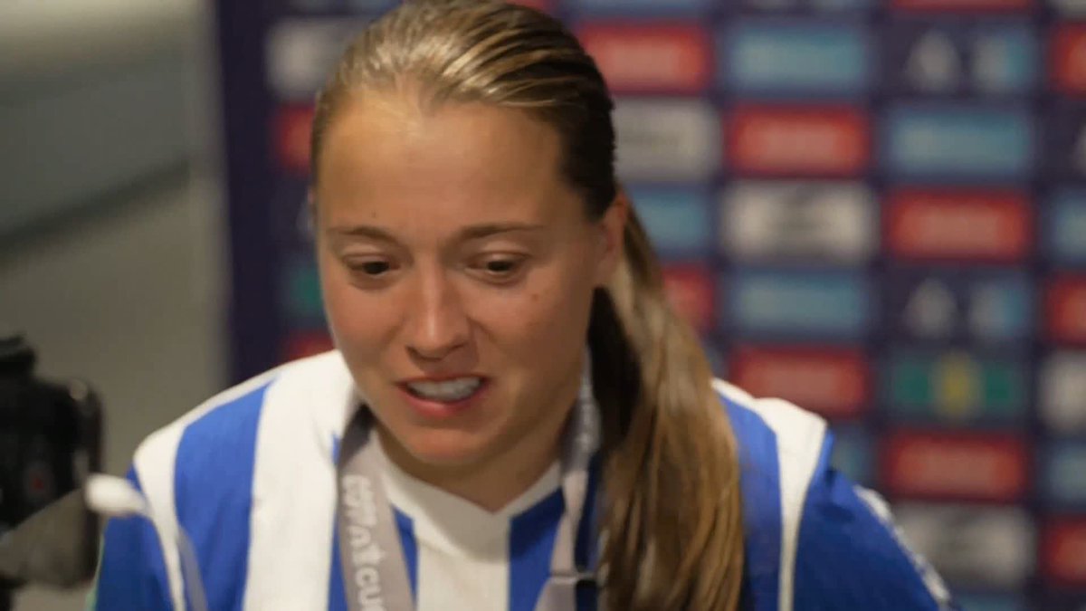 "We knew it was going to be tough" Fran Kirby reacts to Brighton's Women's FA Cup final defeat to Manchester City 🗣️