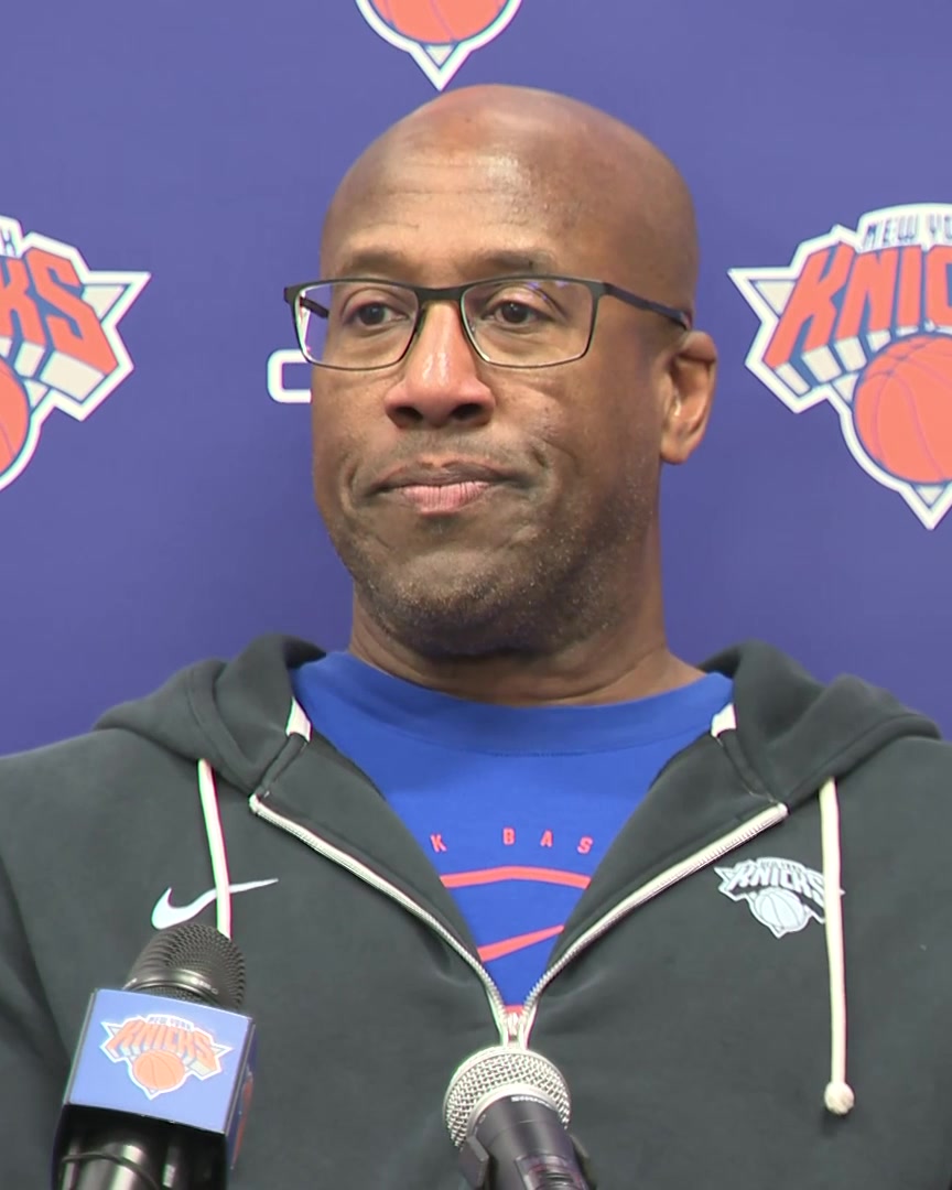 Mike Brown says that Michell Robinson did some "individual stuff" with "something" on his hand at practice today but there is no update on his status for Game 1 Brown also adds that the medical staff needs to sign off before he can "go out there"