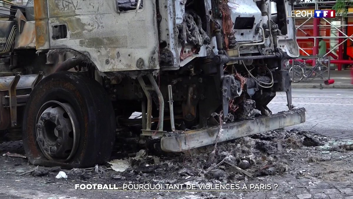 🔴 Football : pourquoi tant de violences à Paris ? 📺 #LE20H #JTWE de TF1 présenté par Anne-Claire Coudray