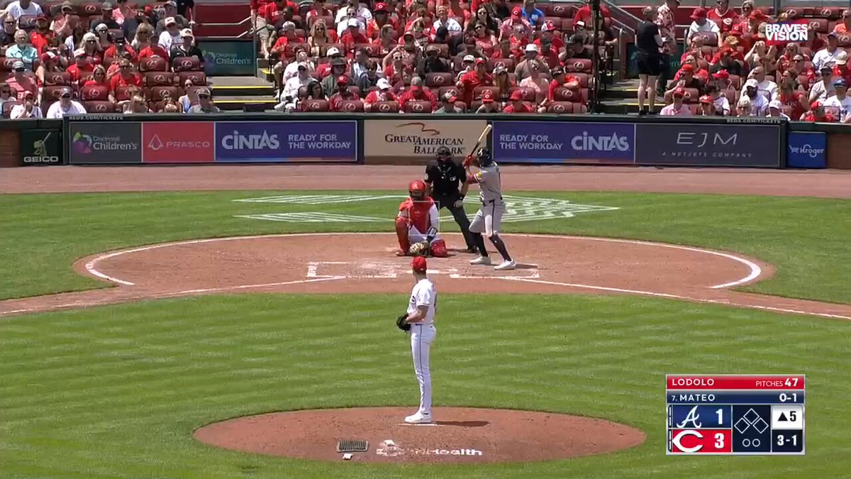 A solo shot for Mateo! 🚀 #BravesCountry