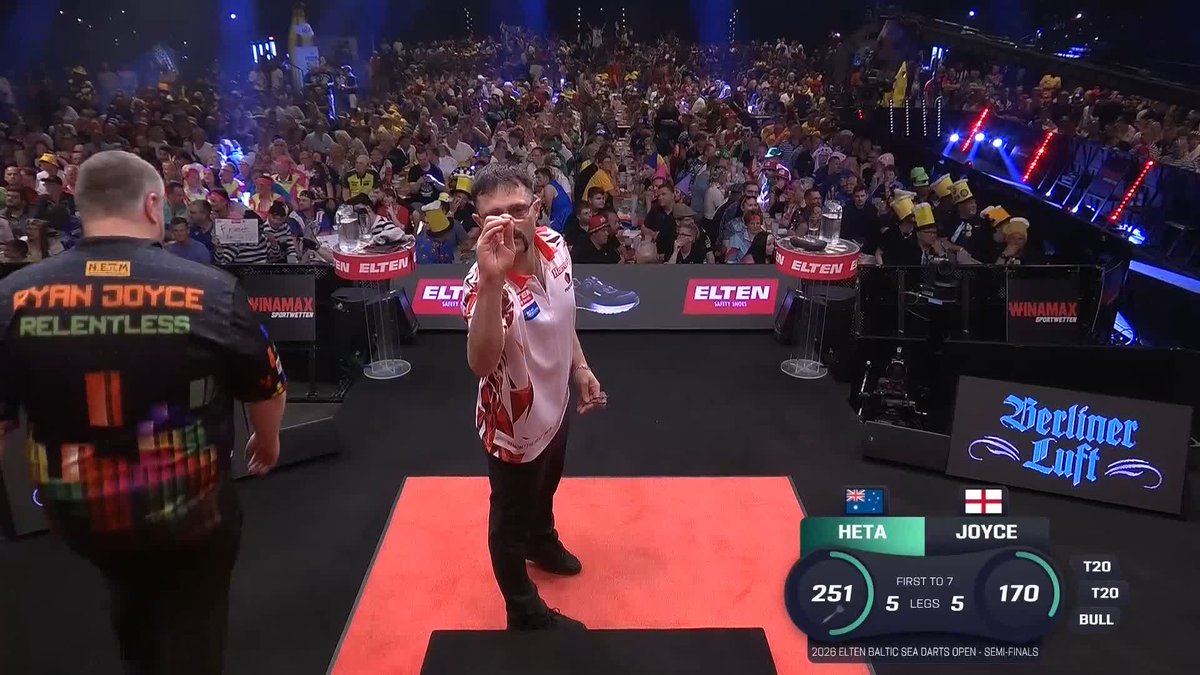 130 TO LEAD! Damon Heta, that is brilliant! 🤩 The Australian number one is producing an emphatic comeback and leads this contest 6-5 to go one away from a place in the final! 📺 #ET8