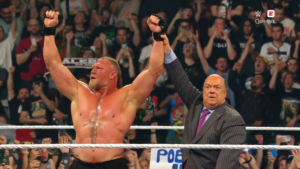 BROCK LESNAR BEATS OBA FEMI!!! 😱 THE BEAST HAS TAMED THE RULER!!