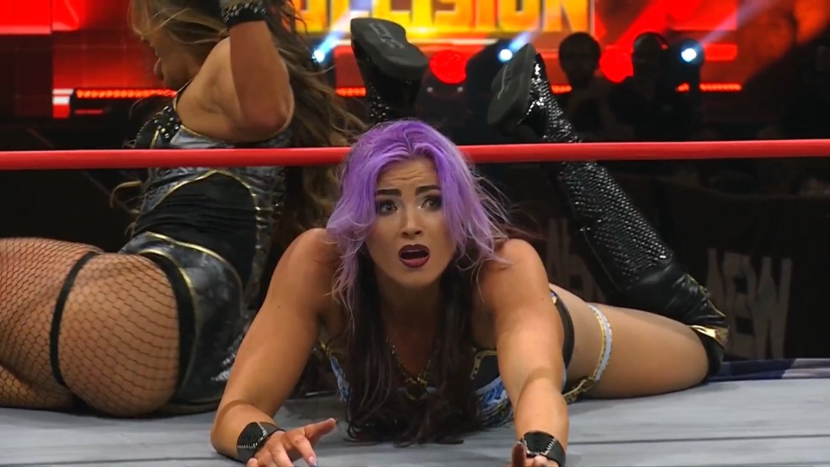TayJay brought the fight for the full 5 minutes with the AEW Women's World Tag Team Champions, Divine Dominion, which means Anna Jay & TAY MELO earned a shot at the titles on Collision, THIS SATURDAY! Watch the #AEWCollision replay RIGHT NOW on HBO Max!