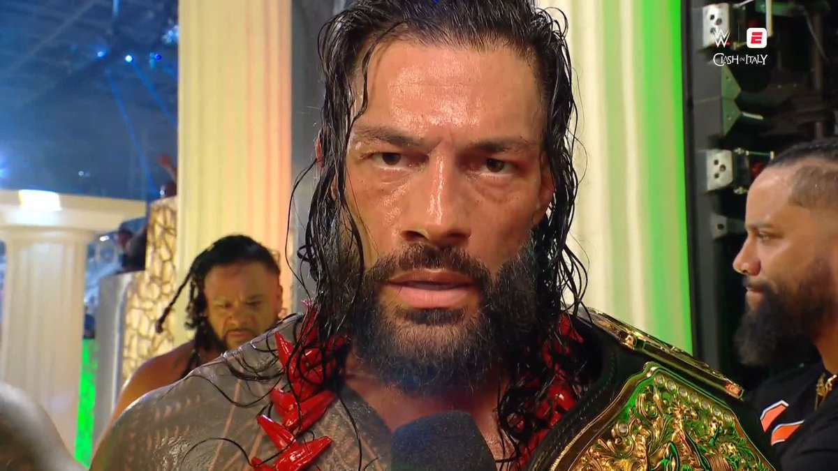 "Keep on trying ME" ☝️ Roman Reigns knows he is THE ONE!!