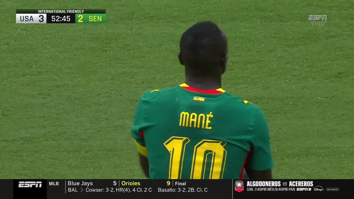 ¡ESTE GOL DE MANÉ TUVO DE TODO! 🤯 -Error grosero de la defensa 🇺🇸 -Sombrerito -Definición accidentada Disfruta de este amistoso x ESPN y #DisneyPlus Premium.