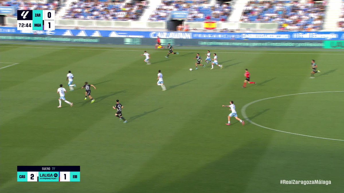 Así fue la actuación del VAR en el #RealZaragozaMálaga.