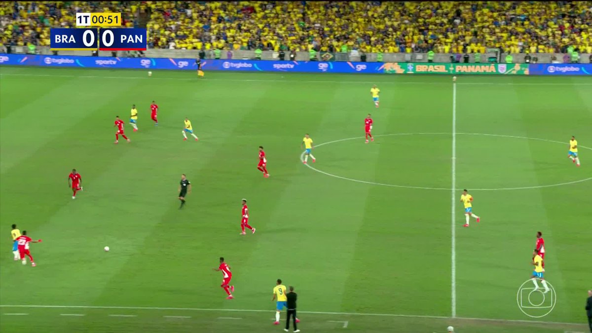 O golaço de Vini Jr. Brasil 1x0 Panamá. 🎥 TV Globo | ge