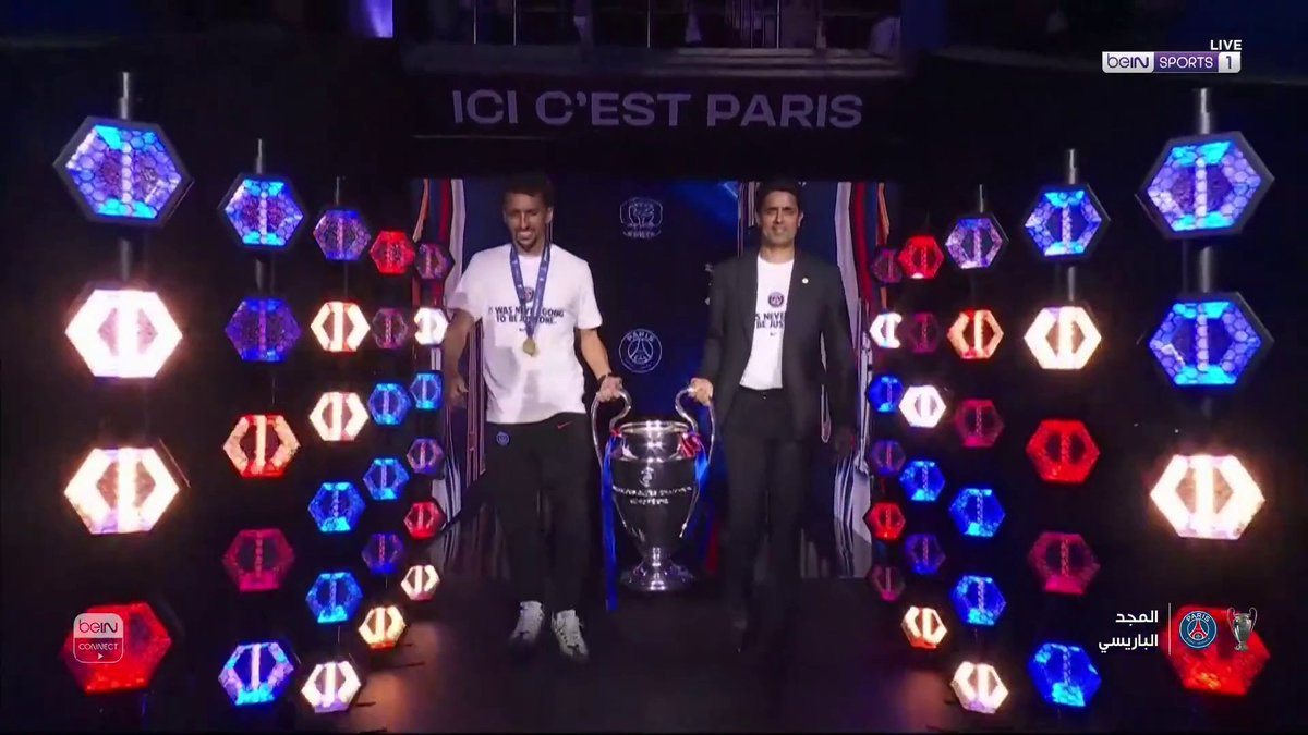 🔴🔵 احتفالات مبهرة ورائعة في ملعب حديقة الأمراء 🤩 #دوري_أبطال_أوروبا | #نهائي_الأبطال | #باريس_سان_جيرمان #UCLfinal | #UCL | #beINUCL | #PSG