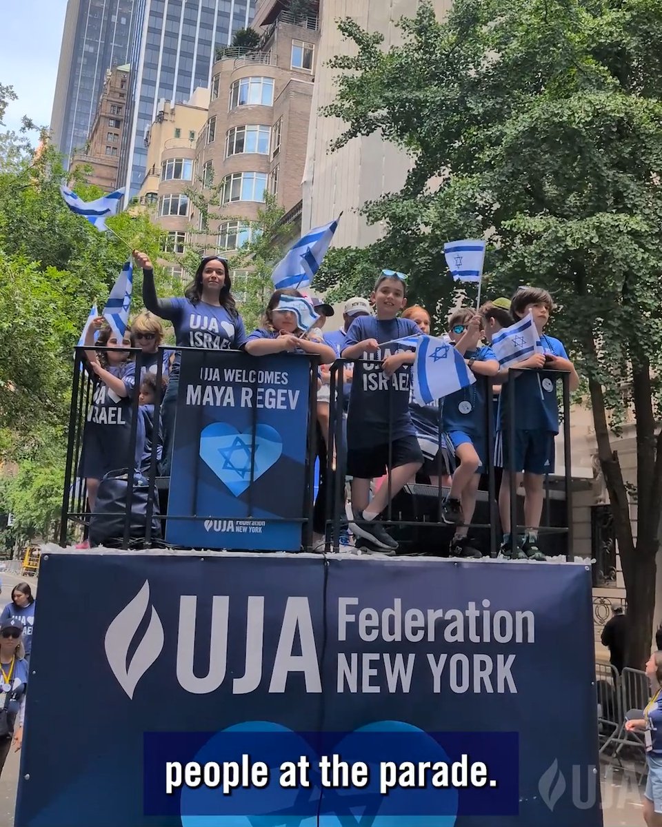 Today, a record-breaking turnout of proud New Yorkers and proud Zionists joined us to show the world our love for Israel. ๐๐ฎ๐ฑ Thank you to everyone who showed up on such a beautiful Sunday to march with UJA, including our special guest, Maya Regev, and all our partners and grantees who helped make JCRC of New Yorkโs Israel Day on Fifth the best yet. Am Yisrael Chai.