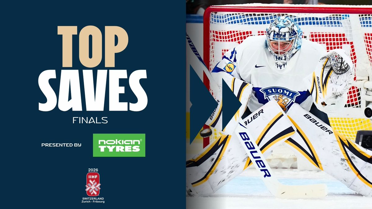 The best saves from the #MensWorlds finals presented by Nokian Tyres! 🥅🔥 #IIHF