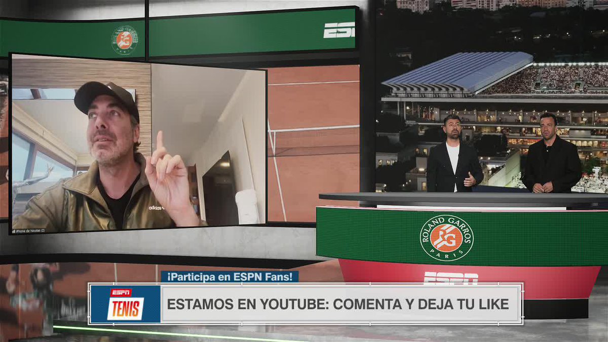¡De no creer! 😱 Mientras Massú analizaba el cuadro de #RolandGarros, un temblor sorprendió a todos en vivo desde Santiago. 🌎🇨🇱 📺 Mirá El Show de ESPN Tenis en el Plan Premium de Disney Plus y el canal de YouTube de ESPN Fans.