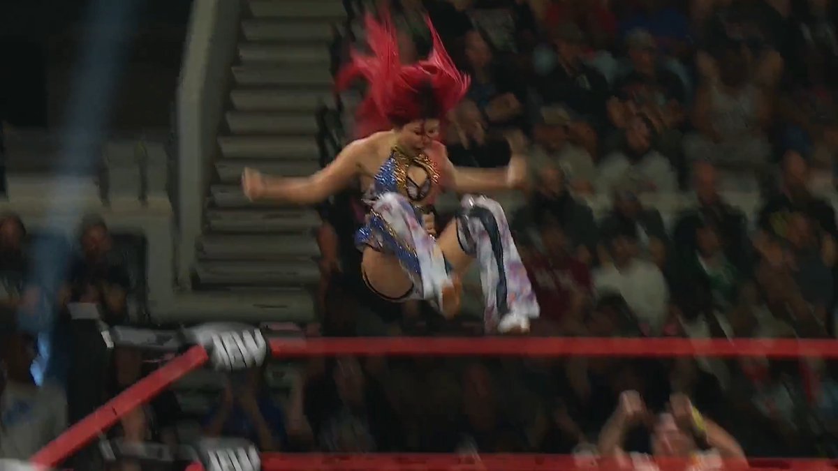 STARDOM's 葉月/HAZUKI made an impactful debut vs maya world ahead of her #OwenCup Quarterfinal Match vs CMLL World Women's Champion, Persephone! Watch the #AEWCollision replay RIGHT NOW on @HBOMax!