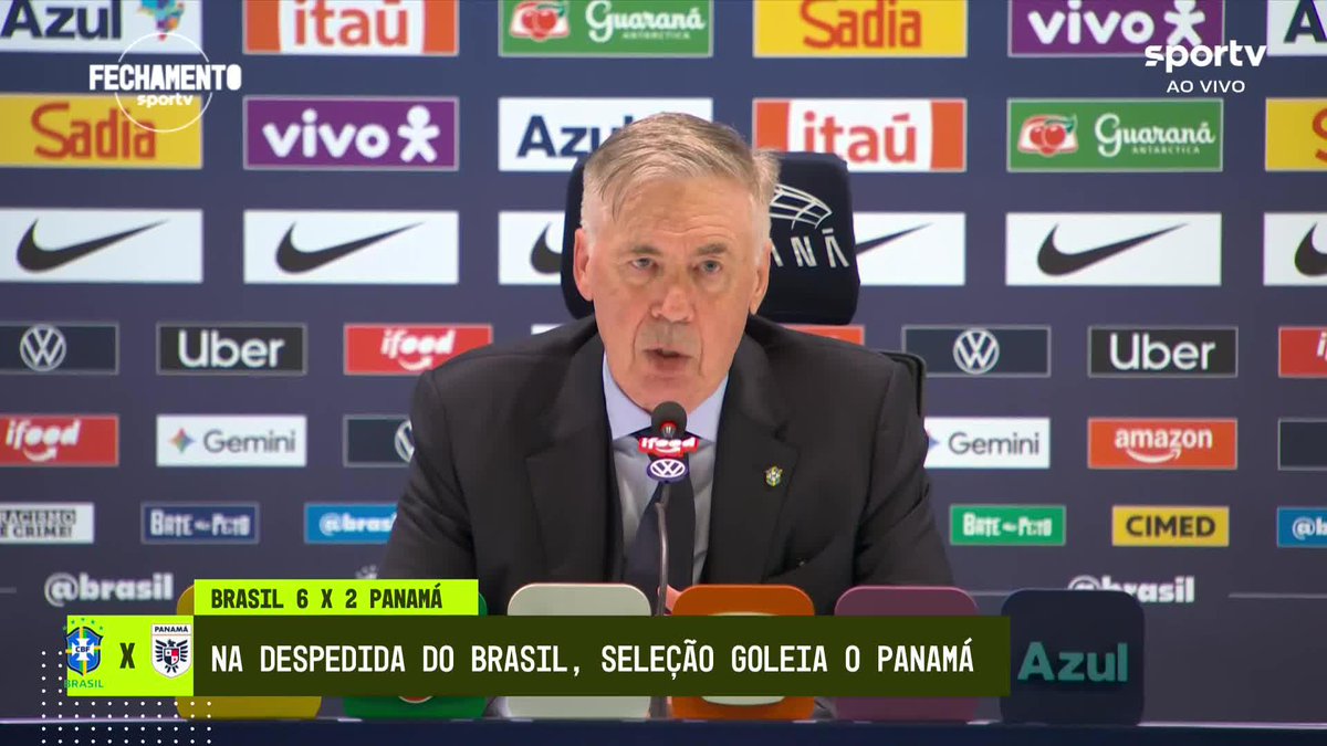 Se estivesse pronto, em que função jogaria Neymar? Ancelotti responde.
