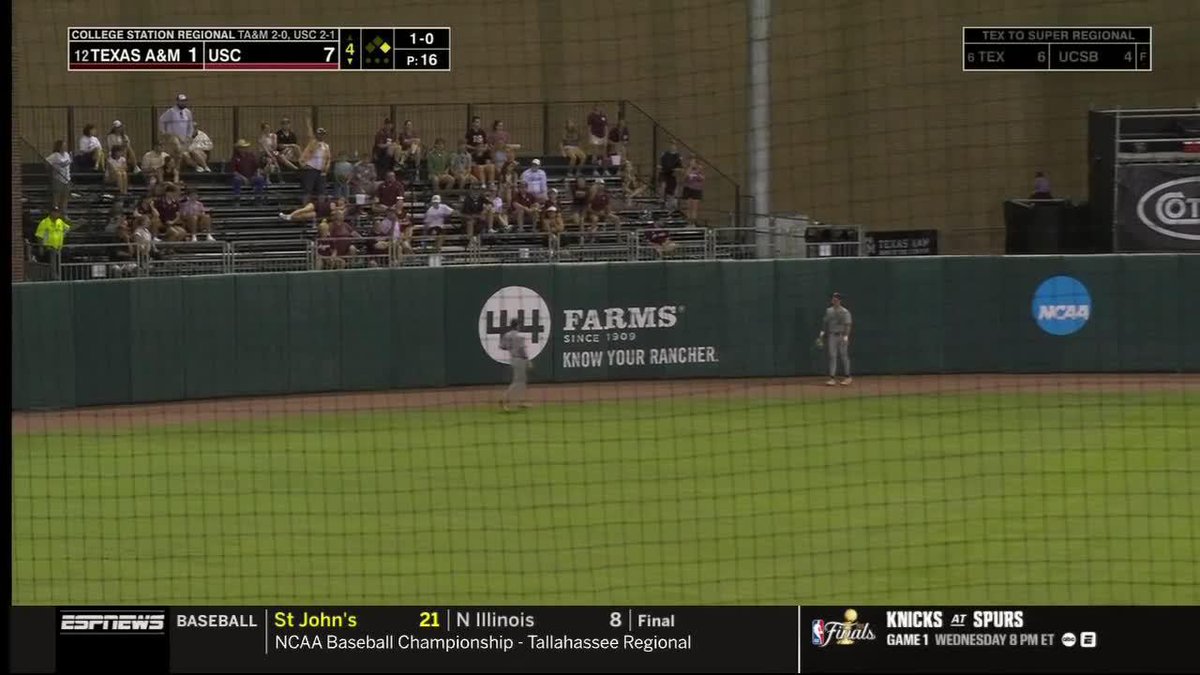 END 4 | Augie gets in on the action! USC 9, TAMU 1 📺 ESPN #FightOn x Augie Lopez