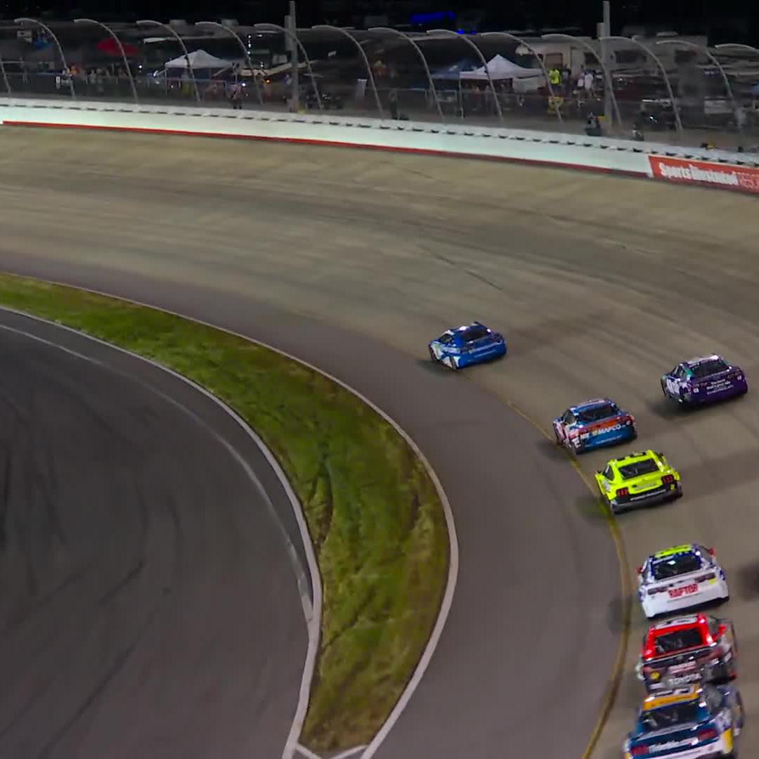 Gilliland spins and collects Heim and Custer!
