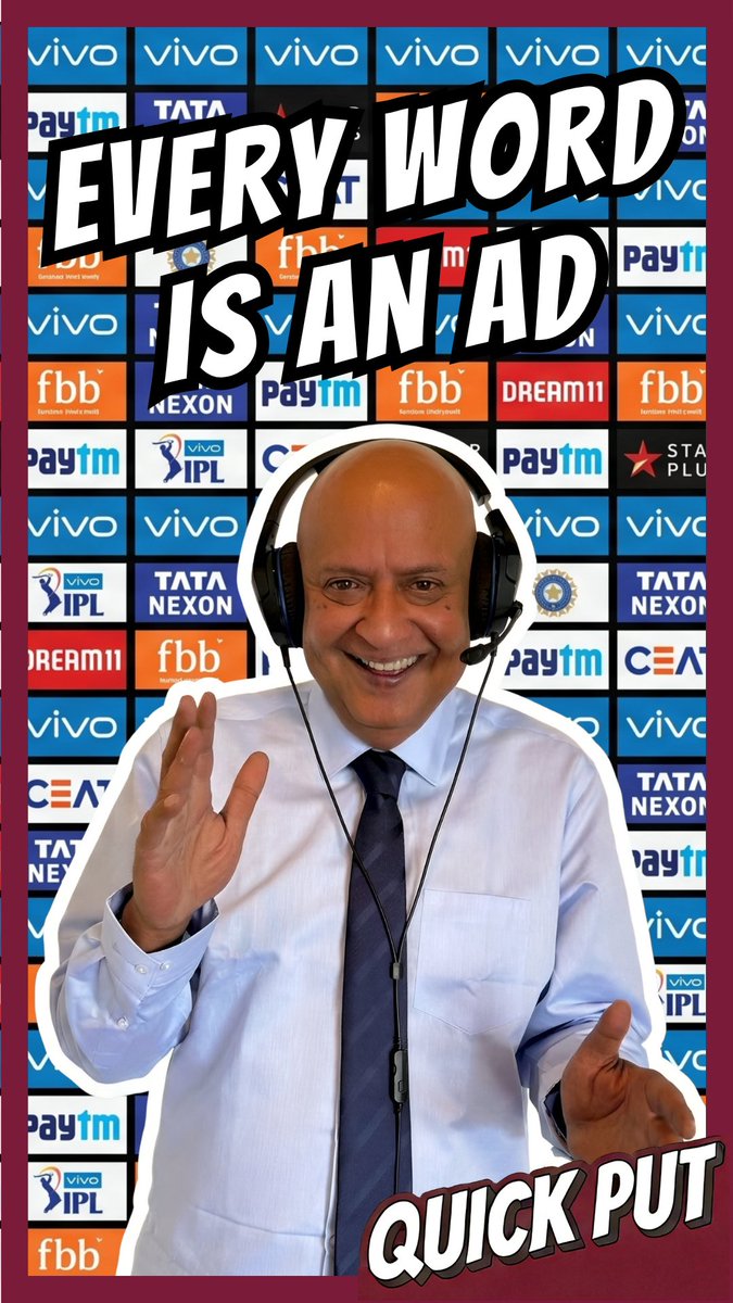 IPL 2026 is done. RCB has won. So let's have some fun. Here's the commentary that IPL had, or probably will have. (I promise not to post this again... er... till 2027)
