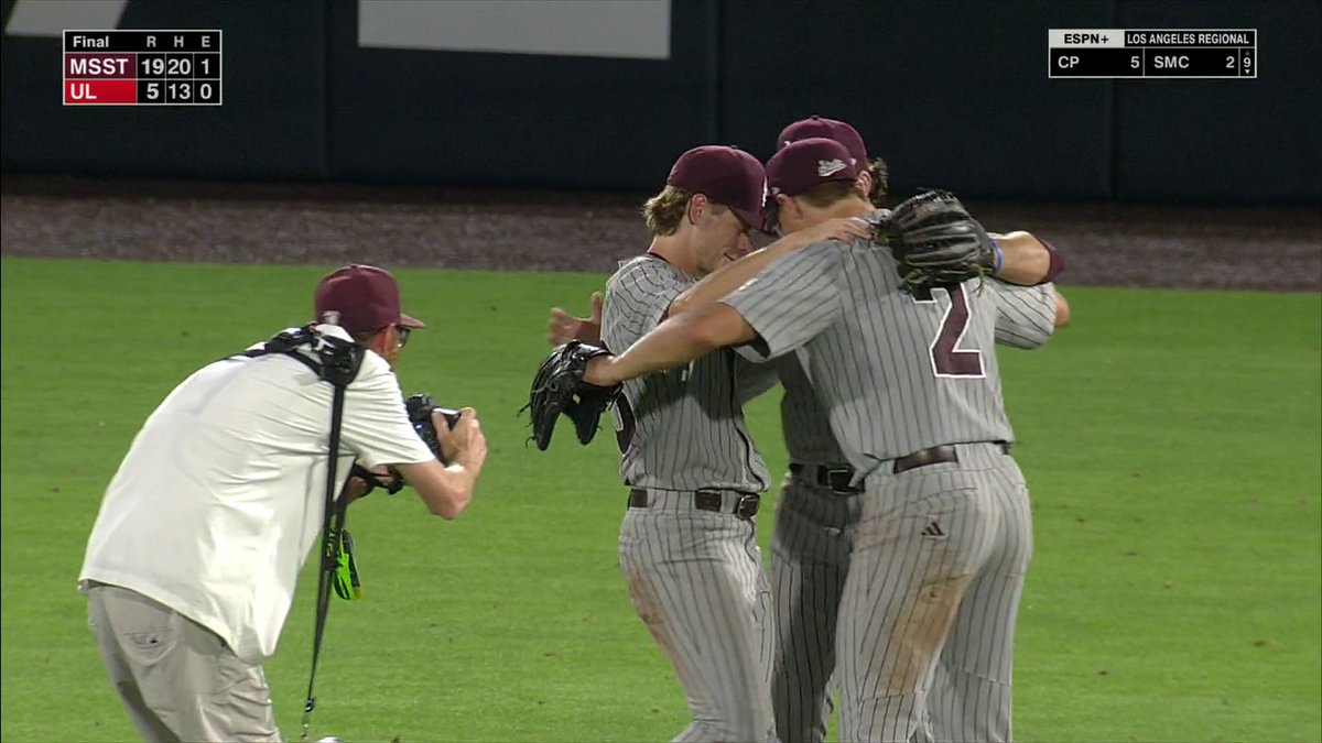 Mississippi State's 19 runs against Louisiana were its second-most in an NCAA tournament game 😲 The Bulldogs are headed to the Supers 🔥 Mississippi State Baseball