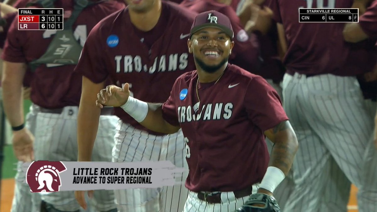LITTLE ROCK, BIG MOVES‼️ Little Rock Trojan Baseball is headed to the Supers for the first time EVER, becoming just the fourth 4-seed to sweep through its regional!