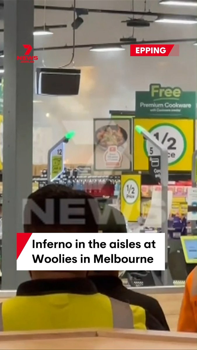 Police are investigating after a woman allegedly lit several fires in different aisles of a Woolworths supermarket in Melbourne’s north. The store was evacuated, and the 25-year-old woman arrested and taken to hospital for treatment not related to the incident. Kristy Mayr #fire #woolies #woolworths #epping #melbourne