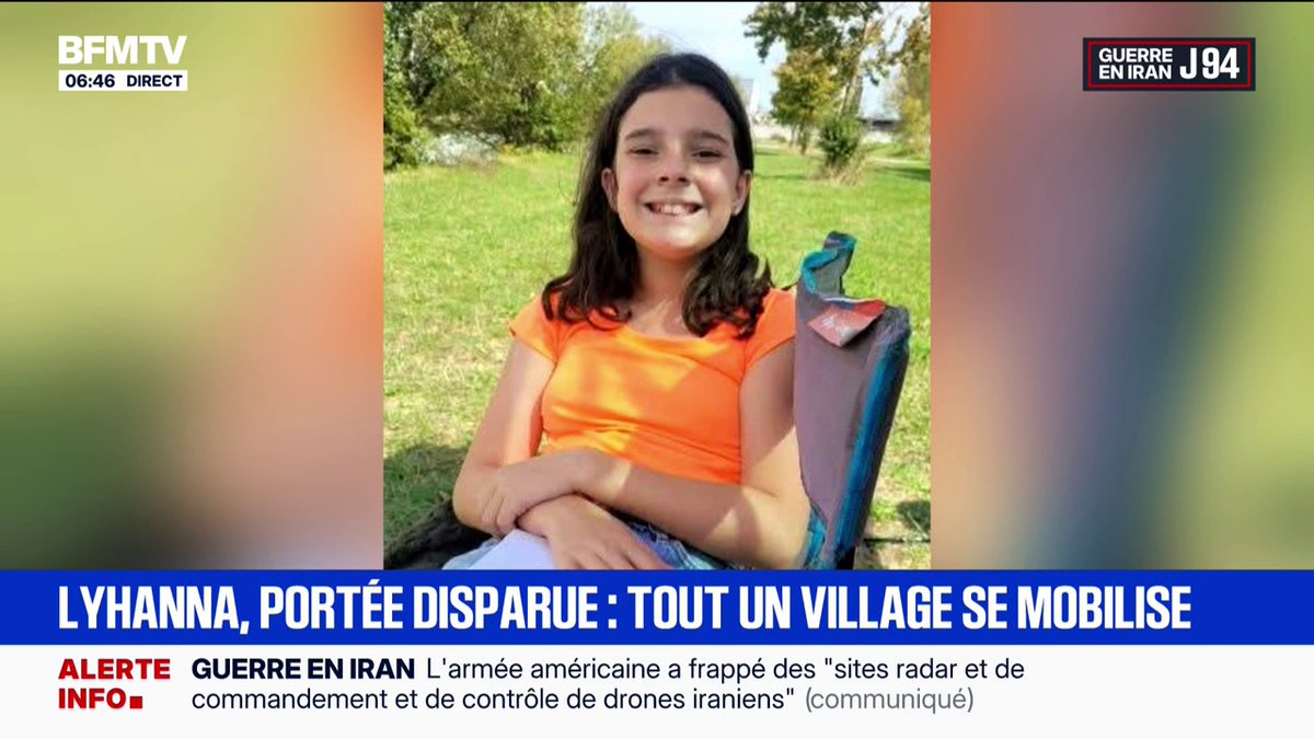 💬 "Je ne rêve que d'une chose, c'est qu'on la retrouve" ➡️ Lyhanna, 11 ans, a disparu depuis vendredi dans le Gers