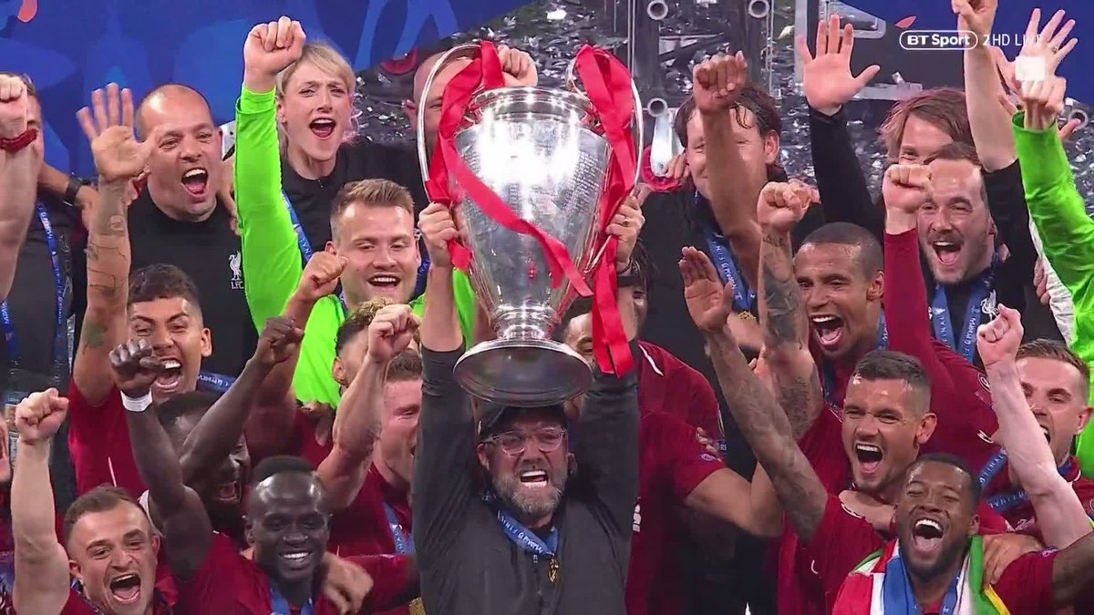 Jürgen Norbert Klopp ❤️ We lifted The European Cup once again on this day in 2019 🏆