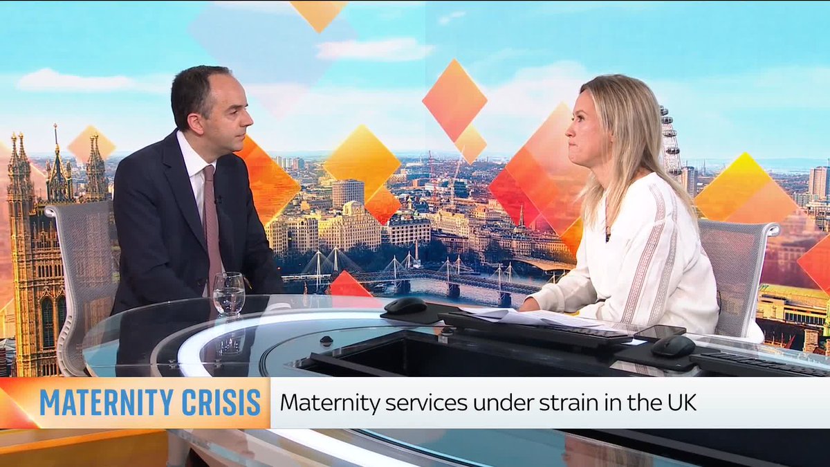 'Can you commit to prioritising the UK's maternity service?' - Sophy Ridge 'Yes, I absolutely can' - James Murray The health sec goes on to say that, in the first few days of his role, he spoke to families who had lost babies, which had a big impact on him.