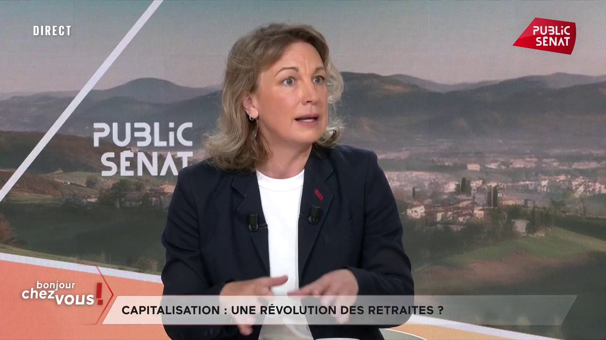 Retraites : “Ce n’est pas forcément tabou pour la CFDT d’avoir une part de capitalisation”, assure la secrétaire générale de la CFDT Marylise Léon qui rappelle son attachement aux “retraites par répartition”. #BonjourChezVous