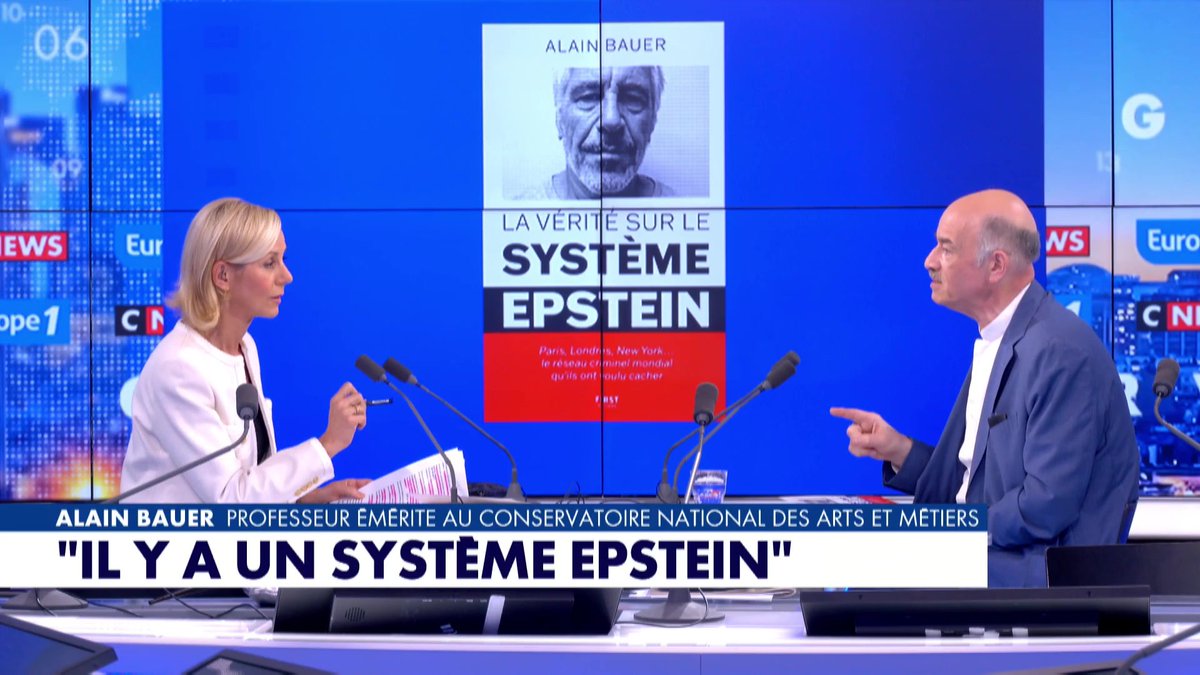 "Je crains que la partie française du système Epstein soit aussi importante que la partie américaine" déclare Alain Bauer #Europe1 #LaGrandeInterview