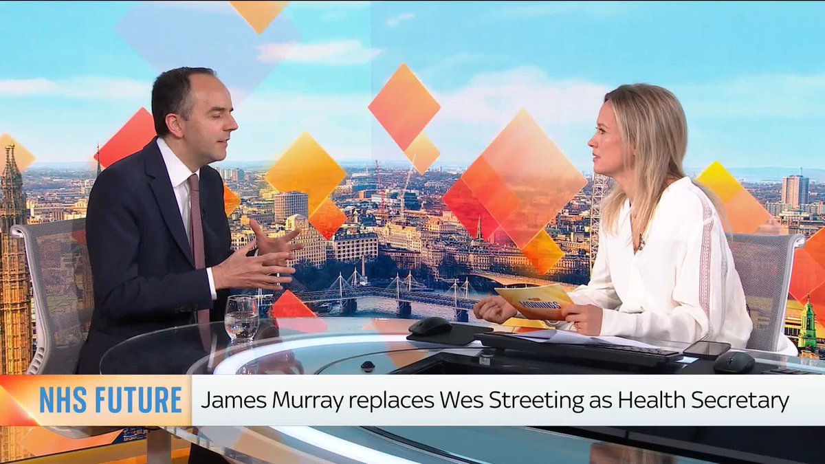 .James Murray speaks to Sophy Ridge about the govt's new plan for patient records. The health sec uses his own neurological condition as an example of how the digital transformation will bring together data from GPs, hospitals and other healthcare providers.