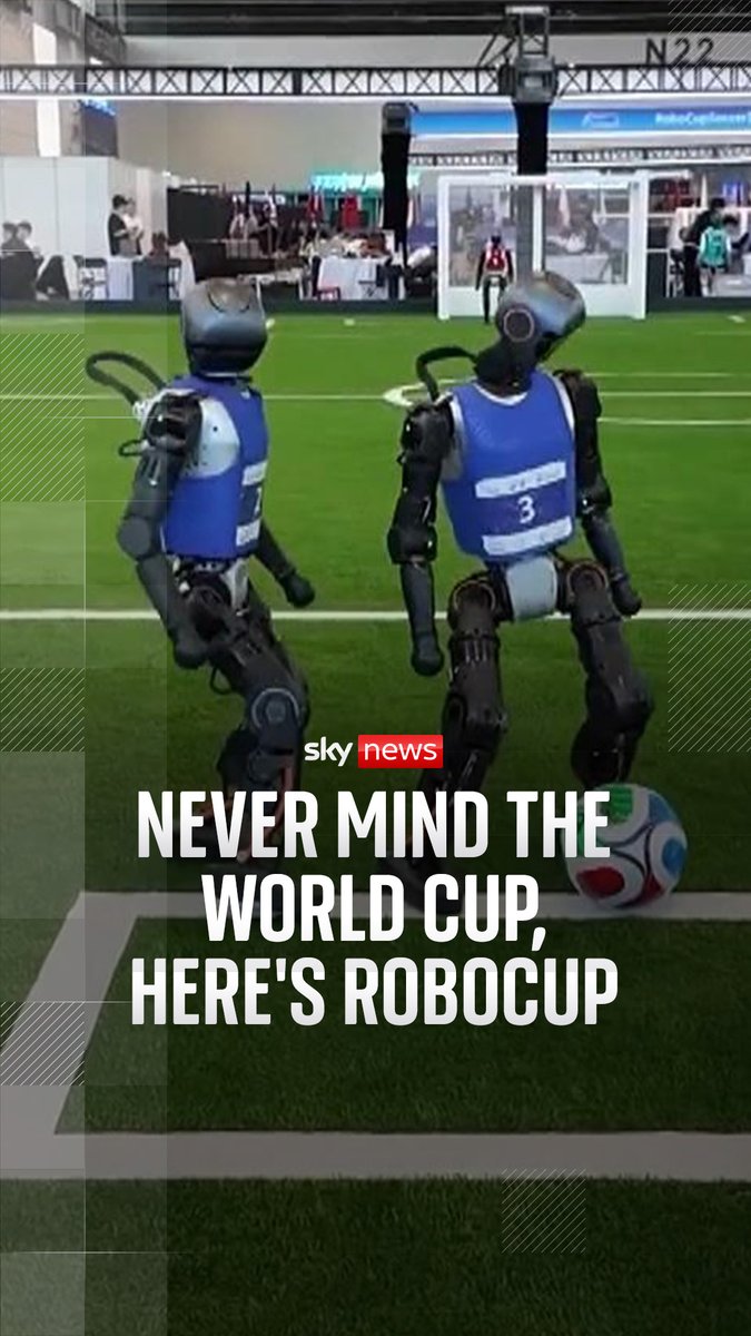 This is RoboCup, China's tech answer to World Cup fever. The tournament, consisting entirely of robot players, has attracted almost 30 squads from around the world.