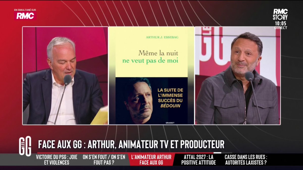 🔴 Ligue des champions: des violences antisémites en marge de la victoire 🗣️ Arthur_Officiel: "Je n'ai pas entendu parler d'une église ou d'une mosquée protégées après le match. On a vu des banderoles durant la saison. On a un sponsor: le Qatar qui est le financier du Hamas."