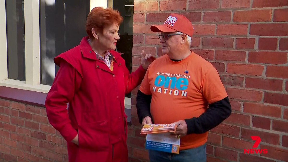 Pauline Hanson admits she's shocked by a surge of support that's just rocketed One Nation to prime position in the polls and sent tremors through Canberra. The firebrand senator now declares she has what it takes to become Australia’s next prime minister. #auspol