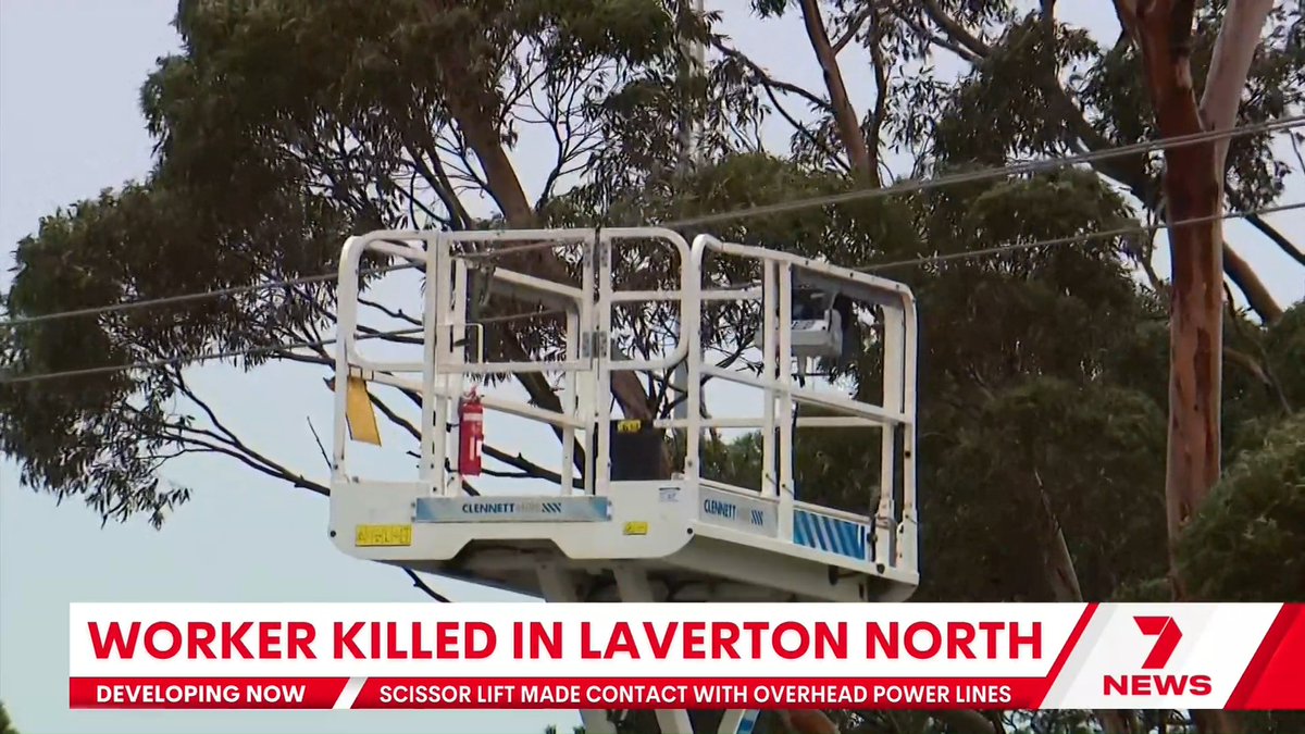 DEVELOPING: A man has been killed while working on powerlines in Melbourne’s west. Tyra Stowers has the latest.