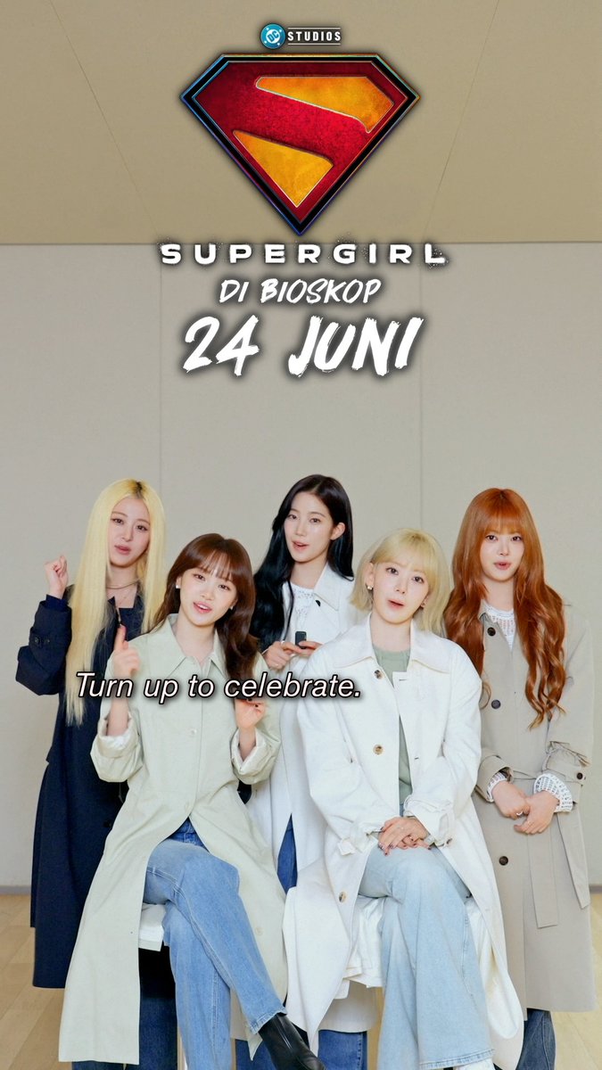 Kick off the month of June with SUPERGIRL x LE SSERAFIM! Check out the release of CELEBRATION (SUPERGIRL VER.) and #lookout for #SUPERGIRL as she lands in cinemas June 24. #Supergirl #LE_SSERAFIM