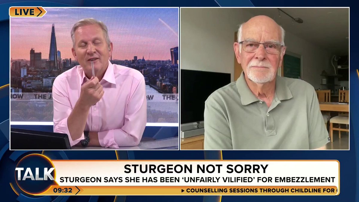 🚨'Complicit and an accessory to everything Murrell was doing.' Former Political Editor of The Sun Trevor Kavanagh says Sturgeon should be questioned by police over the embezzled SNP party funds and that the SNP have trashed Scotland and turned them into a desolate corrupt country. 'Unspoken corruption that has riven Scotland' Jeremy Kyle