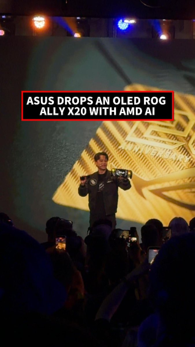 ASUS just unveiled the ROG XBOX Ally X20 bundle. 🎮 We are finally getting a 7.4-inch OLED Nebula HDR display on an Ally. It’s powered by the AMD Ryzen AI Z2 Extreme processor with RDNA 3.5 graphics, 24GB of LPDDR5X RAM, and a 1TB SSD. They also bundled it with XREAL R1 AR glasses, drift-resistant TMR joysticks, and a transforming D-pad. 🕹️ The specs look incredibly beefy – we’ll see if it lives up to the hype. 💥 #Computex #ROGAllyX20 #HandheldGaming #OLEDGaming #TechNews