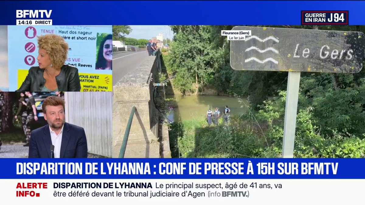 INFO BFMTV. Disparition de Lyhanna: le suspect, âgé de 41 ans, va être déféré devant le tribunal d'Agen